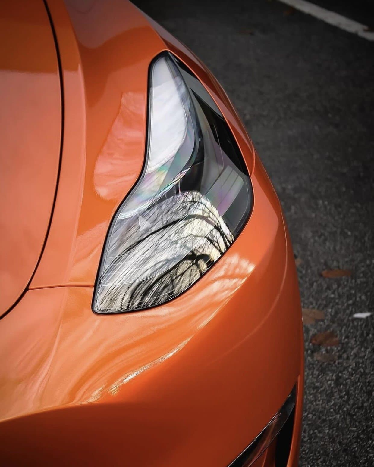 KPMF Ember Orange på folierad bil hos Dala AutoVision