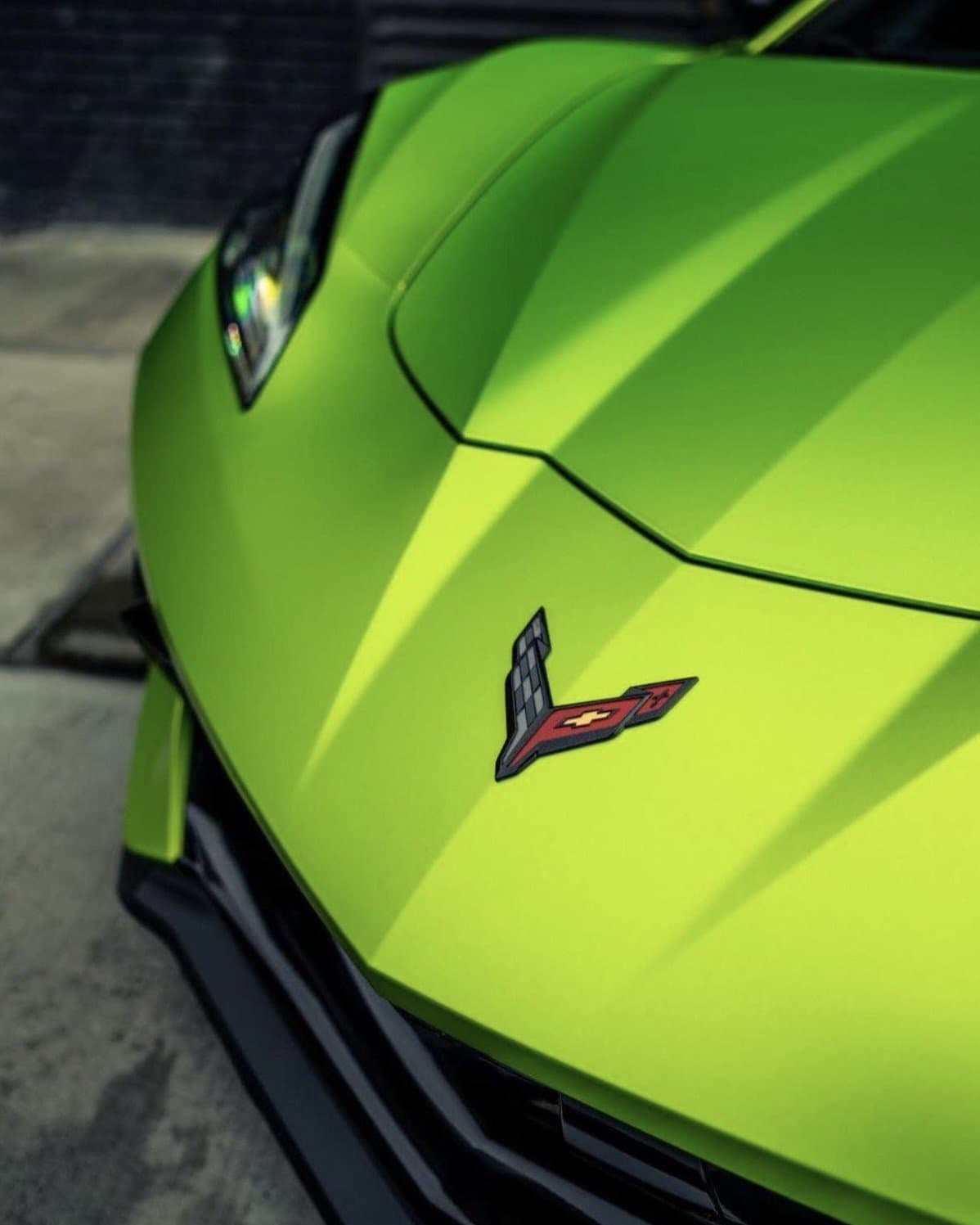 KPMF Metro Matte Dynamic Lime på folierad bil hos Dala AutoVision