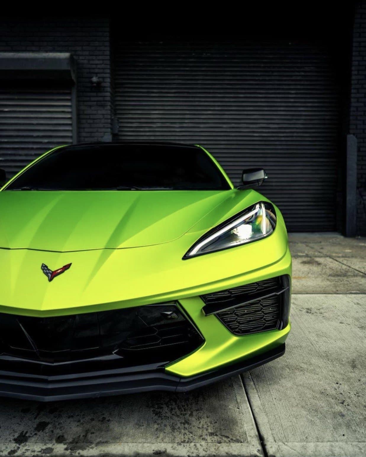 KPMF Metro Matte Dynamic Lime på folierad bil hos Dala AutoVision