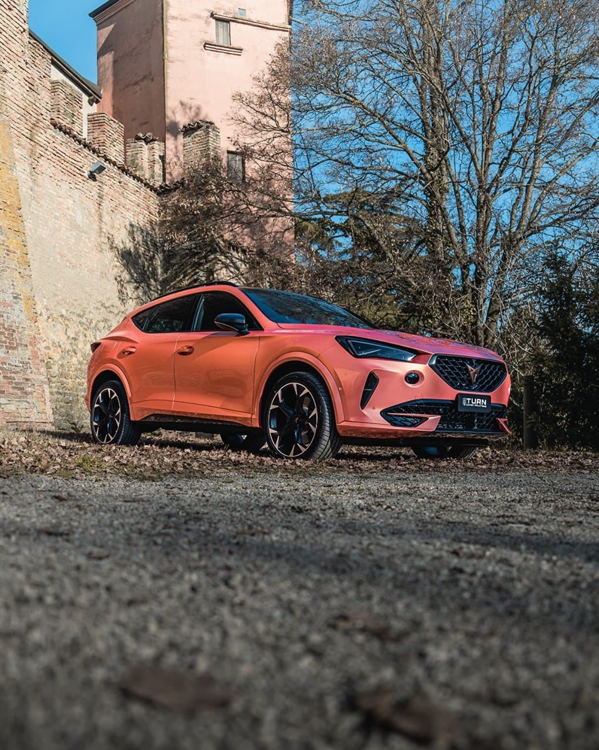 TeckWrap Coral Peach (RB08-HD) på folierad bil hos Dala AutoVision